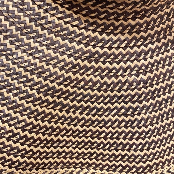 Wide Brimmed Floppy Striped Sun Beach Hat - Picture 2 of 5